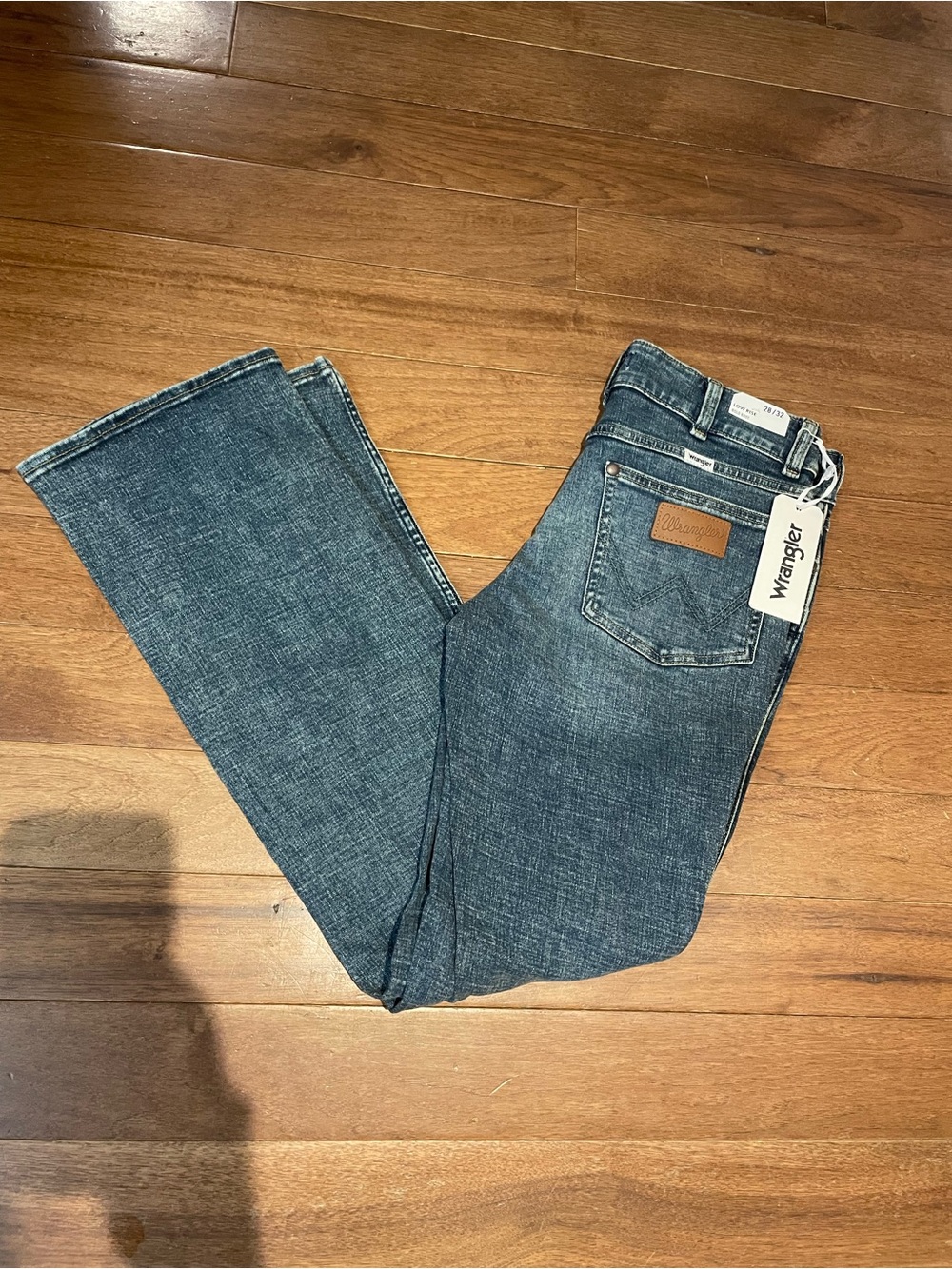 Wrangler Boot Cut Low Rise  Blue Denim Jeans NWT